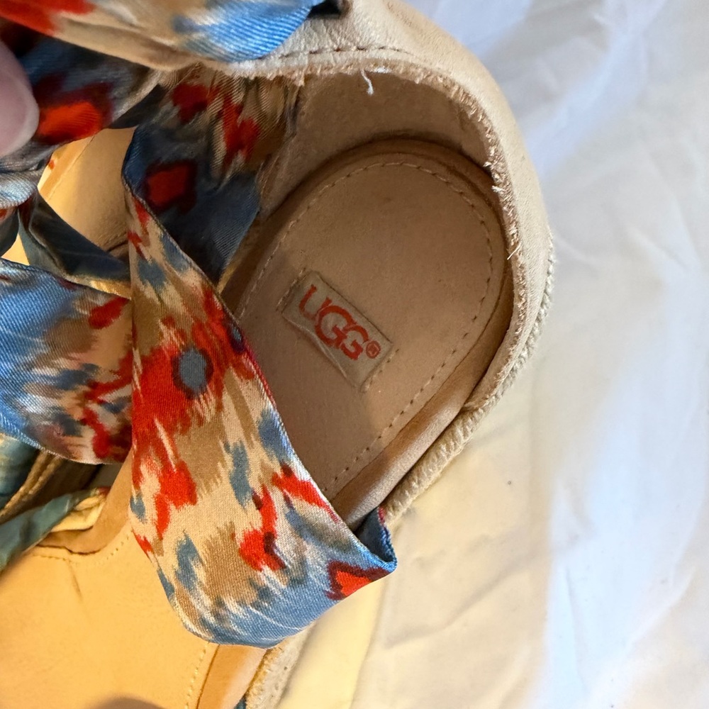UGG Multicolor Patterned Wedge Sandals - image 3